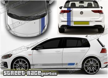 Volkswagen Golf FULL rally / racing decals 006