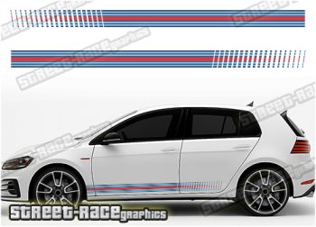 VW Golf Martini racing stripes 002