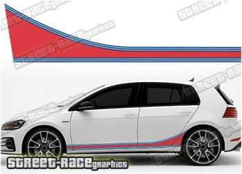 VW Golf Martini racing stripes 003