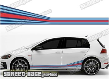 VW Golf Martini racing stripes 004