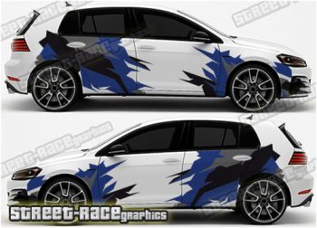 Volkswagen Golf rally 005 Camouflage graphics