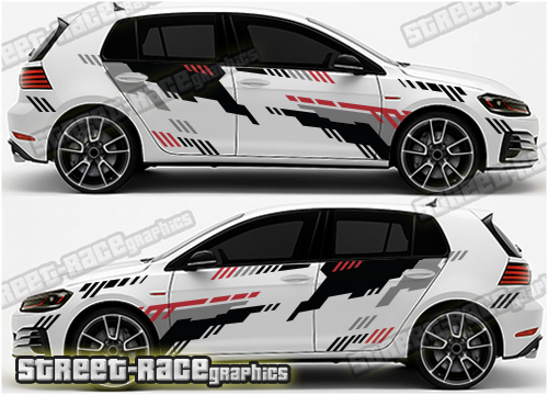 Volkswagen Golf rally 006 graphics