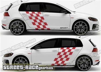 Volkswagen Golf rally 012 graphics