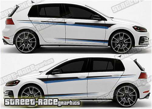 Volkswagen Golf rally 016 graphics