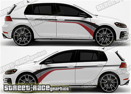 Volkswagen Golf rally 018 graphics