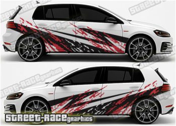Volkswagen Golf rally 022 graphics