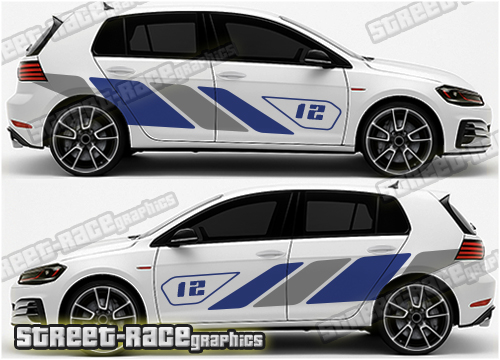 Volkswagen Golf rally 024 graphics