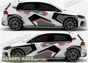 Volkswagen Golf rally 030 graphics - DISRUPTION CAMOUFLAGE