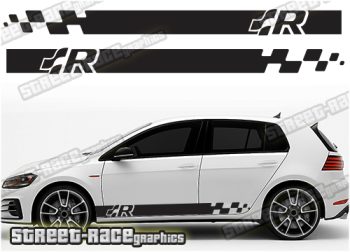 Volkswagen Golf racing stripes 002