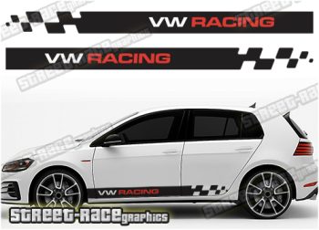 Volkswagen Golf racing stripes 010