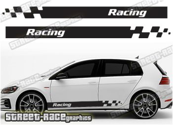 Volkswagen Golf racing stripes 011