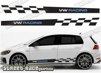 Volkswagen Golf racing stripes 016