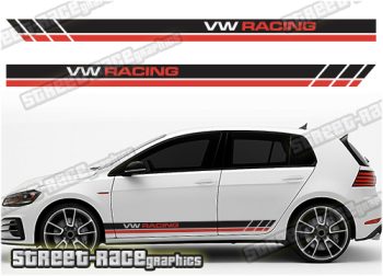 Volkswagen Golf racing stripes 017