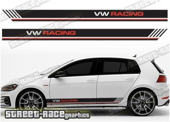 Volkswagen Golf racing stripes 018