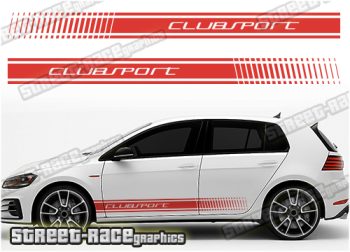 Volkswagen Golf racing stripes 019 - clubsport