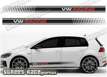 Volkswagen Golf racing stripes 020