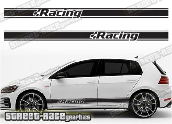 VW Golf racing stripes 025