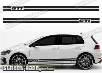 VW Golf racing stripes 028