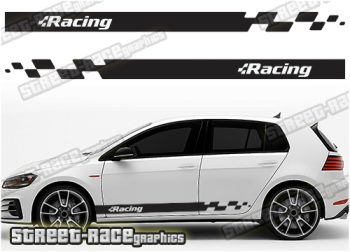 VW Golf racing stripes 031