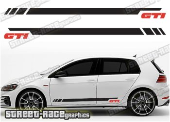 VW Golf racing stripes 033