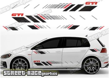 VW Golf racing stripes 038
