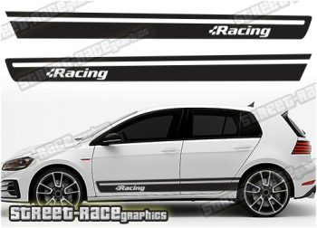 VW Golf racing stripes 043