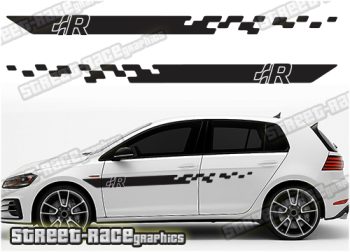 VW Golf racing stripes 051