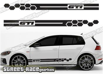 VW Golf racing stripes 052
