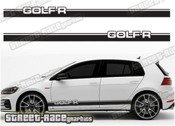 VW Golf racing stripes 053
