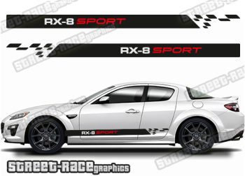 Mazda RX-8 side stickers 016
