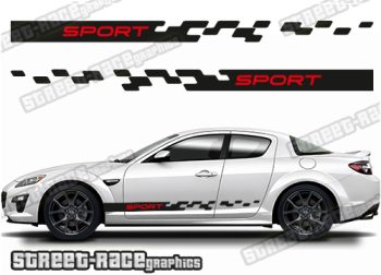 Mazda RX-8 side stickers 018