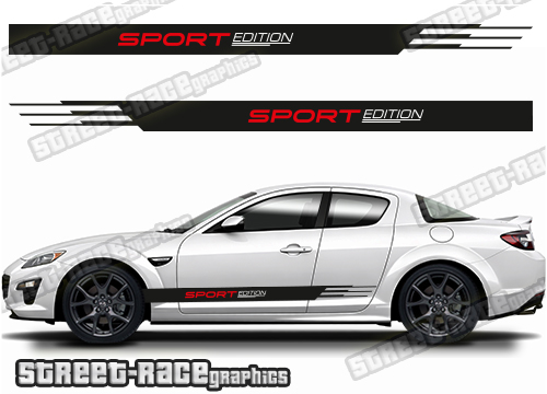Mazda RX-8 side stickers 020