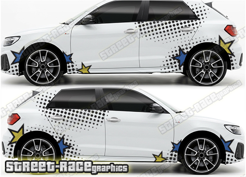 Audi A1 large graphics 313