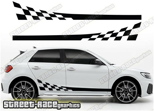 Audi A1 racing stripes 101