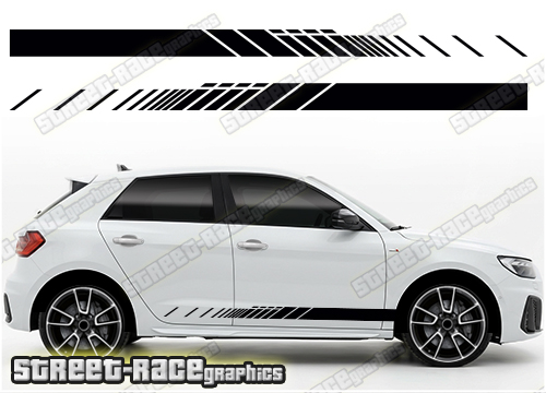 Audi A1 racing stripes 102