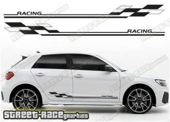 Audi A1 racing stripes 104
