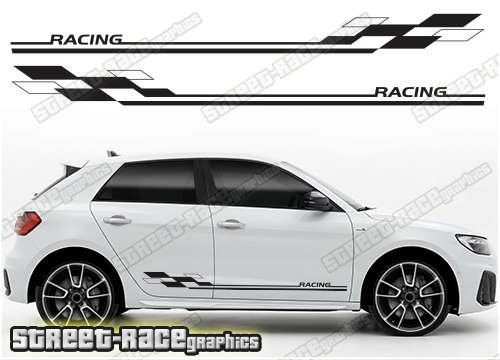 Audi A1 racing stripes 104