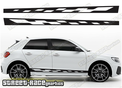 Audi A1 racing stripes 105