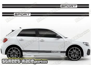 Audi A1 racing stripes 106