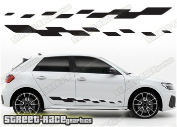 Audi A1 racing stripes 107