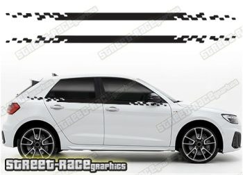 Audi A1 racing stripes 108