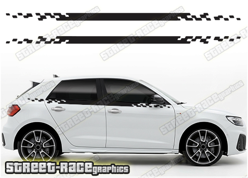 Audi A1 racing stripes 108