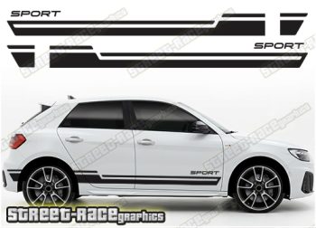 Audi A1 racing stripes 109
