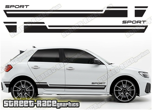 Audi A1 racing stripes 109