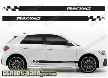 Audi A1 racing stripes 110