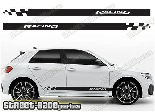 Audi A1 racing stripes 110