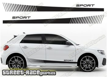Audi A1 racing stripes 111