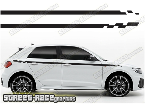 Audi A1 racing stripes 112