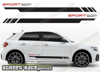 Audi A1 racing stripes 201