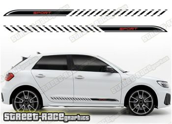 Audi A1 racing stripes 202
